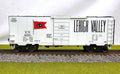 Ready Made Trains 40' PS-1 Boxcar Lehigh Valley White O Gauge RMT96438