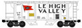 Ready Made Trains O Scale LV/Lehigh Valley 34ft 2-Bay Covered Hopper Car No. RMT68338