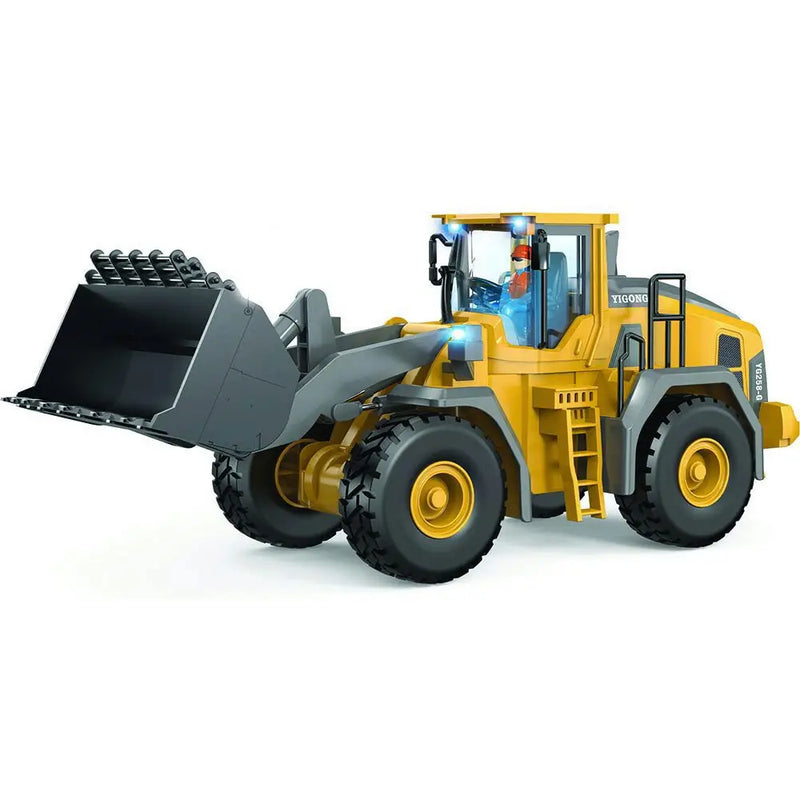 Yi Gong Toys R/C 2.4 Ghz Remote Control Wheel Loader W/Lights & Sound No. 28990