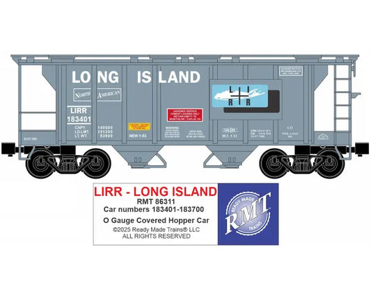 Ready Made Trains O Scale LIRR Long Island 34ft 2-Bay Covered Hopper Car No. RMT-86311