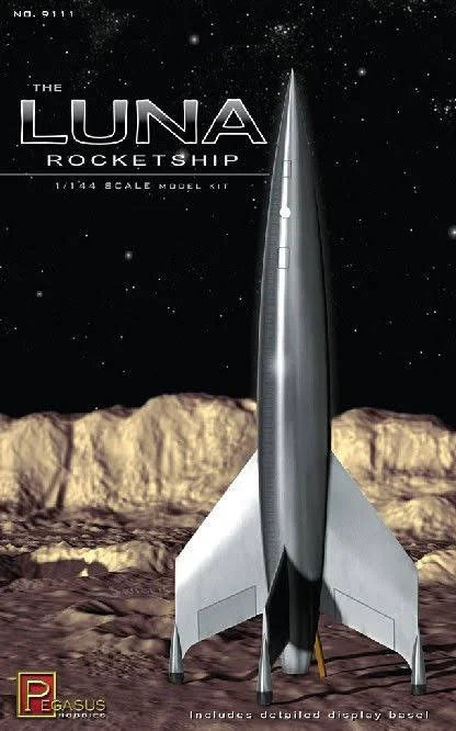Pegasus Hobbies 1/144th Scale The Luna Rocketship Plastic Model Kit No. PEG9111