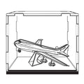 MMCUBE1 - Acrylic Metal Earth® Display Cube 4"x5"x4"