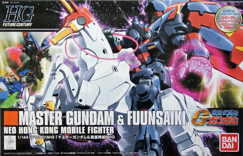Bandai HGFC #128 1/144 Master Gundam & Fuunsaiki 'G Gundam' No. BNDAI2128370