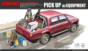 Meng Pick Up w/Equipment 1/35th Scale Plastic Truck Moel No.
