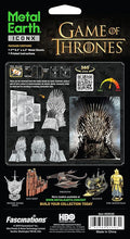 Metal Earth Premium Series Game of Thrones Iron Throne Steel Model Kit No. ICX122