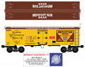 Ready Made Trains O Scale Alaska Midnight Sun Beer 36 ft Wood Side Reefer Car No. RMT-86199-33