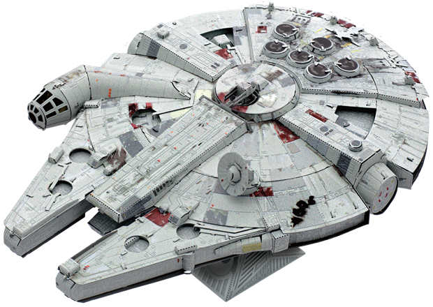 Metal Earth Premium Series Star Wars Millennium Falcon Steel Model Kit No. ICX235