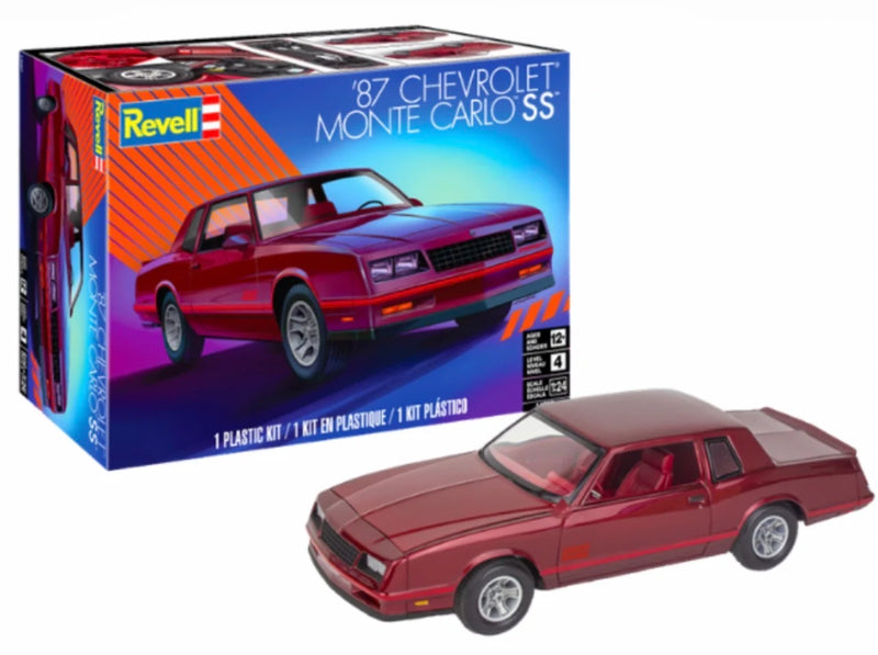 Revell 1/24th  Scale 1987 Chevrolet Monte Carlo SS Plastic Model Kit No. RMX14587