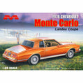Moebius Models 1978 Chevrolet Mont Carlo Landau Coupe 1/25th Scale Plastic Car Model No. MOE2318