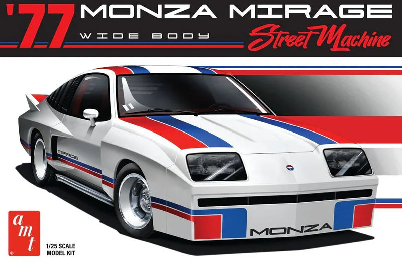 AMT '77 Monza Mirage Wide Body Street Machine 1/25th Scale Plastic Model No. AMT1547