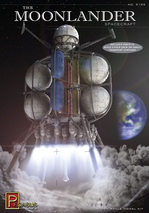Pegasus Hobbies 1/350th Scale The Moonlander plastic model No. PEG9109