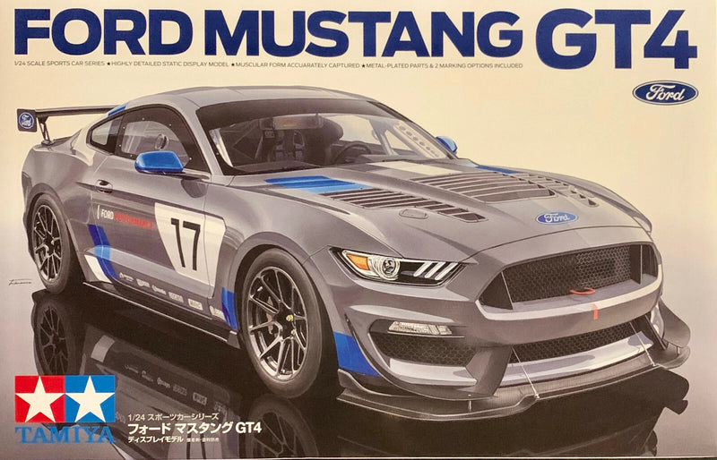 Tamiya Ford Mustang GT4 1:24th Scale Plastic Model Kit NO. 24354