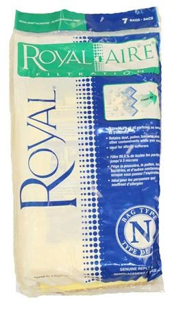 Royal Aire Filtration 7 Pack of Vacuum Bags Type N No.3-JS0370-001