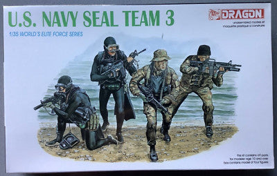Dragon U.S. Navy Seal Team 3 1/35th Scale Model No. 3025