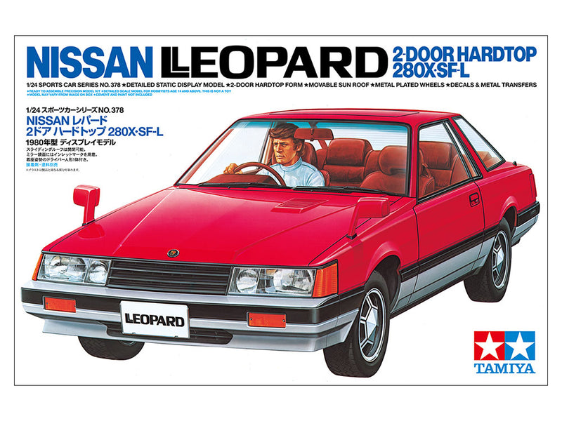 Tamiya Nissan Leopard2 Door Hardtop 280X-SF-L 1/24th Scale Plastic Car Model No. TAM24378