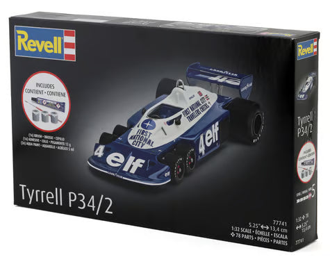 Revell 1/32nd Scale Tyrrell P34/2 plastic model car kit No. RMX77741