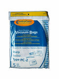 EnviroCare Sharp Canister Type PC-2  5 Pack Vacuum Bags No. 843