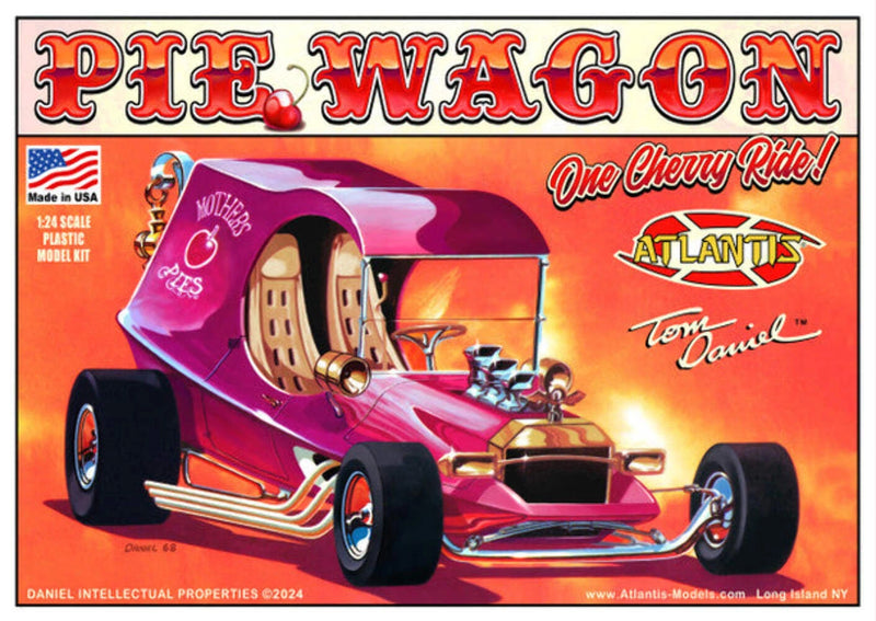 Atlantis Pie Wagon One Cherry Ride! Tom Daniel 1/24th Scale Plastic Model Kit No. AANM6742