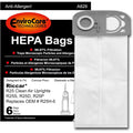 EnviroCare Riccar R25 Clean Air Uprights 6 Pack HEPA Vacuum Bags No. A828