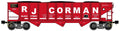 Ready Made Trains O Scale RJ Corman 3-Bay Coal Hopper Car No. RMT-66299-21