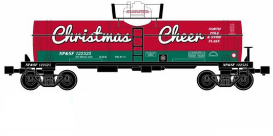 RMT Christmas Cheer Single Dome Tank Car O Gauge No. 96850-3