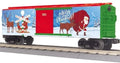 Rail King 225 Christmas Box Car with Blinking LED's 300-71233