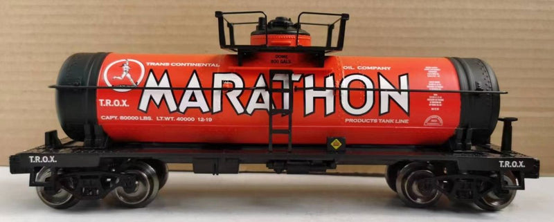 Ready Made Trains RMT O Scale Single Dome Tank Car Marathon