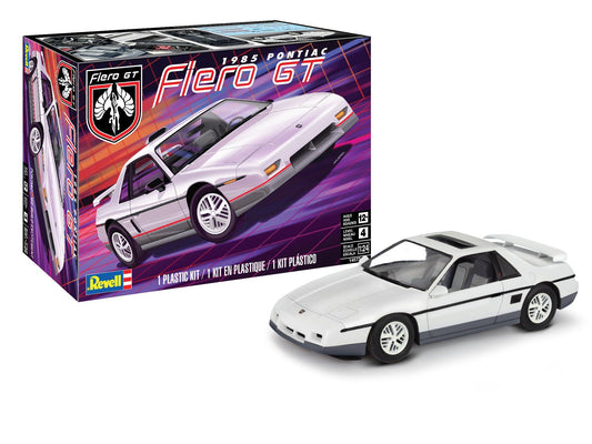Revell 14573 1985 Pontiac Fiero GT 1:24 Scale 79-Piece Skill Level 4 Model Building Kit