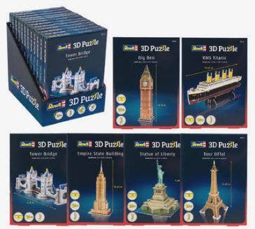 Revell 3 D Puzzle Assortment