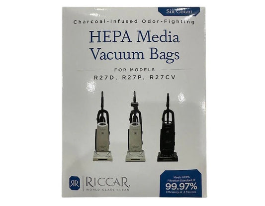 Riccar R27 Charcoal-Lined HEPA Vacuum Bags (6-Pack)