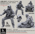 Live Resin US Special Forces MARSOC ATV Rider, Seated, bearded version. 1/35th Scale Model No. LRM35017