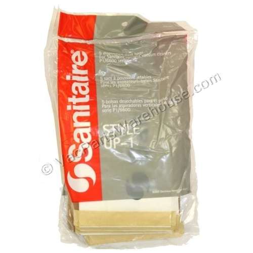 Sanitaire Style UP-1  Dust Bags 5 Pack No. 62100