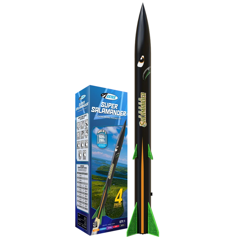 Estes Super Salamander Flying Model Rocket Kit No. EST0658
