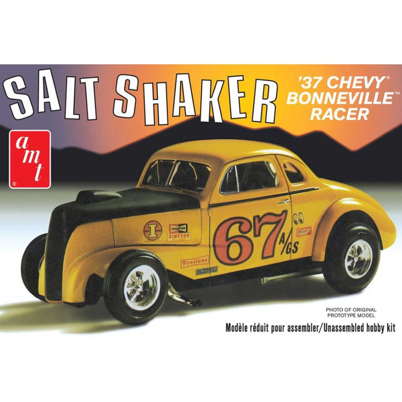 AMT Salt Shaker 1937 Chevy Bonneville Racer 1/25th Scale Plastic Car Model Kit