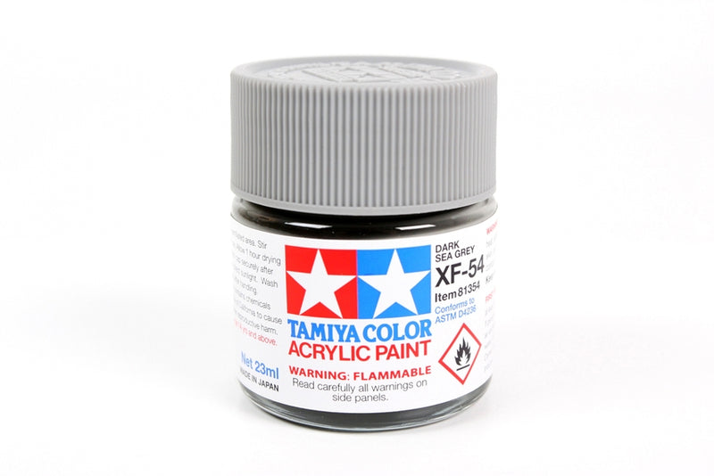 Tamiya Acrylic Paint XF-54 Dark Sea Grey Color 23ml No. TAM81354
