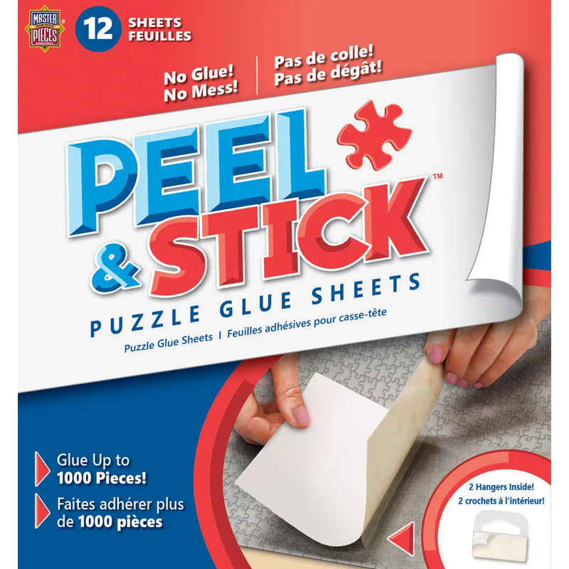 Master Pieces  Puzzle Glue Sheets - Hangers Included