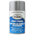 Testors Enamel Metallic Silver Spray Paint #oz No. 1246T
