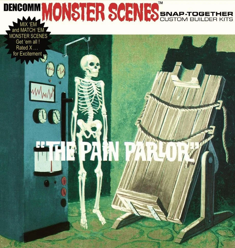 DenComm Moster Scenes "The Pain Parlor" 1/13th Scale Plastic Model Kit No. AND A634