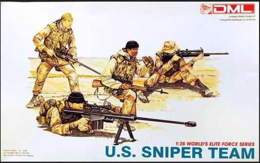 DML U.S. Sniper Team Elite Force 1/35th Scale Model No. 3016