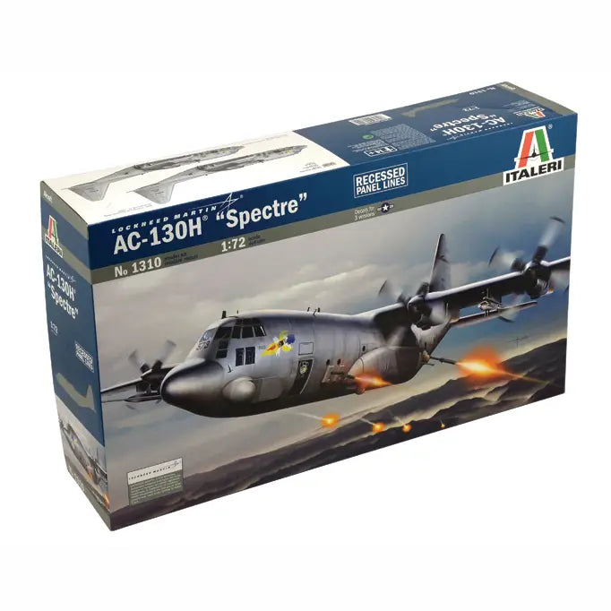 Italeri Lockheed Martin AC-130H "Spectre Model Kit No. 1310 1/72nd Scale