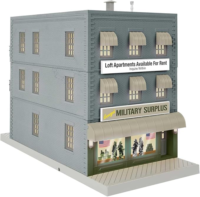Lionel O Scale Plug-Expand-Play Military Surplus Store No. 2229130