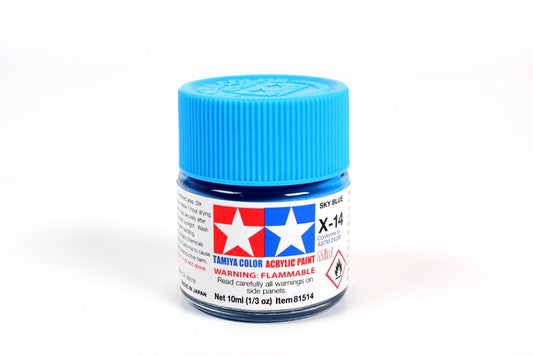 TamIYA Acrylic Mini X14 Sky Blue 1/3 oz