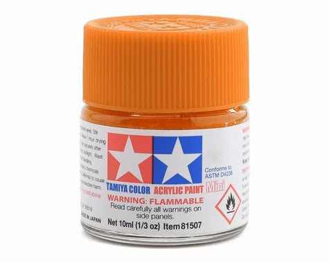 TamIYA Acrylic Mini X6 Orange 1/3 oz