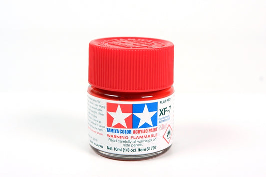 TamIYA XF-7 Flat Red Acrylic Paint (10ml) [TAM81707]