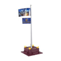 The Polar Express Illuminated Flagpole by Lionel  O Gauge