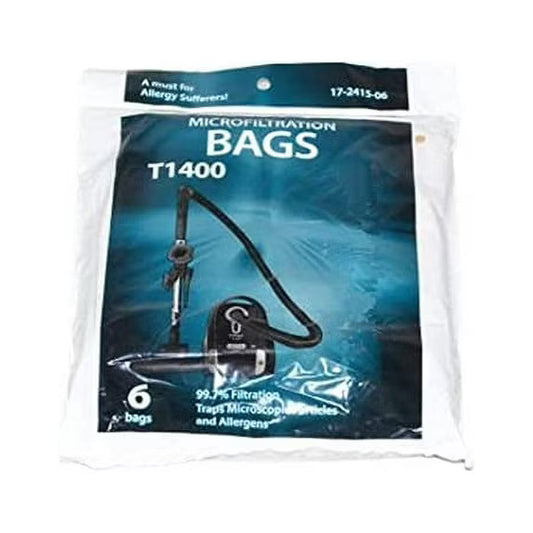 Titan T1400 Vacuum Bags 6 pack No. 17-2415-06