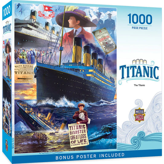 Master Pieces Titanic Collage - 1000 Piece Puzzle No. 60344
