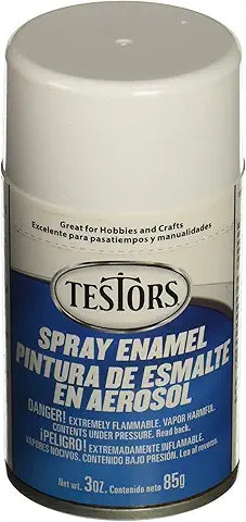 Testors Spray Enamel Gloss White No. 1245T
