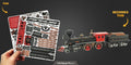 Wild West 4-4-0 Locomotive - COLOR