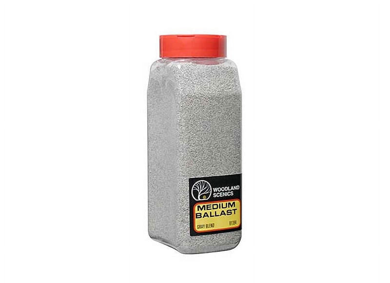 Woodland SCENICS B1394 Ballast Medium Gray Blend 32 oz WOOB1394